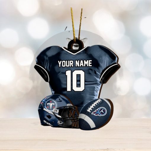 Tennessee Titans NFL Sport Ornament Custom Name And Number