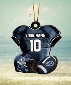 Tennessee Titans NFL Sport Ornament Custom Name And Number