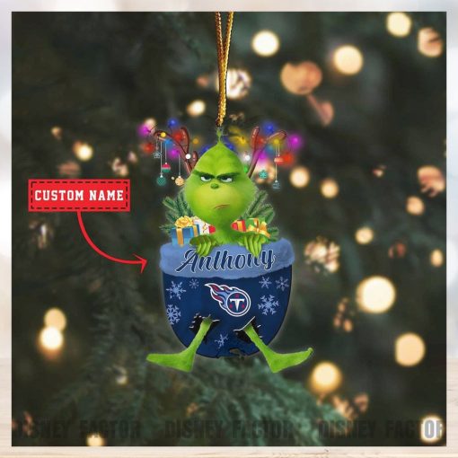 Tennessee Titans Ornaments, Grinch Christmas Ornament, Nfl Football Christmas