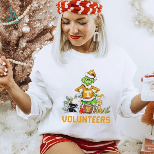 Tennessee Volunteers Grinch and Max dog funny Christmas shirt