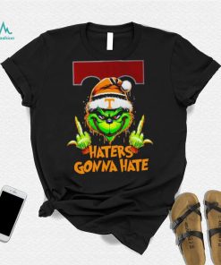 Tennessee Volunteers Grinch middle finger haters gonna hate shirt