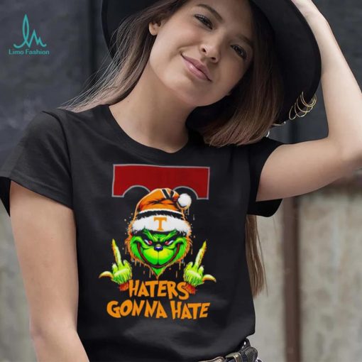 Tennessee Volunteers Grinch middle finger haters gonna hate shirt