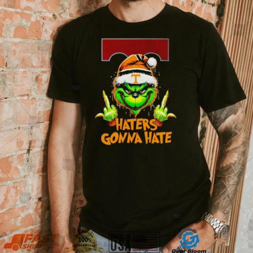 Tennessee Volunteers Grinch middle finger haters gonna hate shirt