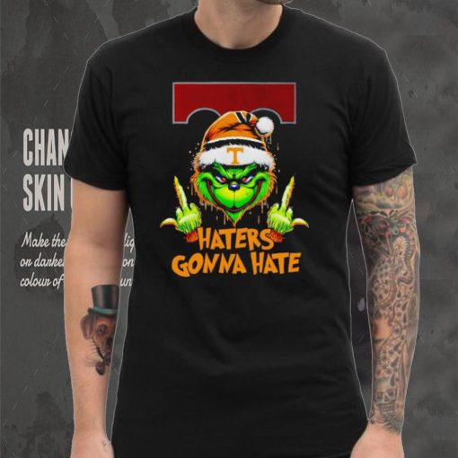 Tennessee Volunteers Grinch middle finger haters gonna hate shirt