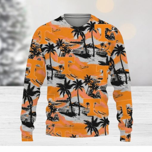 Tennessee Volunteers Tropical Patterns For Fans Club Gifts Knitted Christmas 3D Sweater Gift Holidays