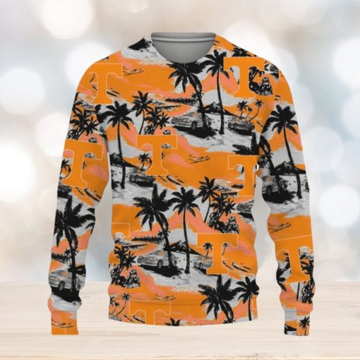 Tennessee Volunteers Tropical Patterns For Fans Club Gifts Knitted Christmas 3D Sweater Gift Holidays