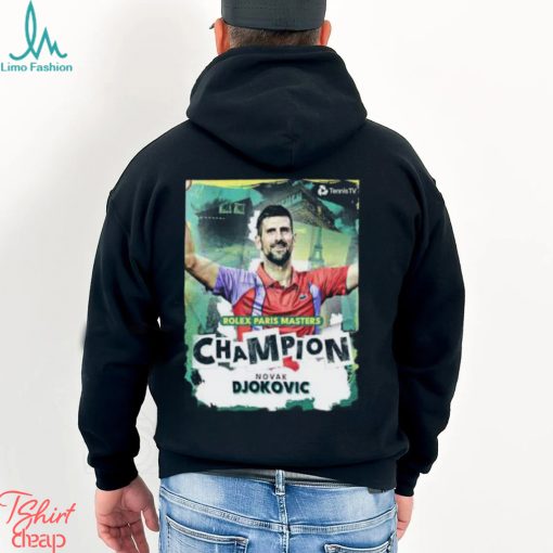Tennis Rolex Paris Masters Champion Novak Djokovic A Record Extending 40th Masters 1000 Title T Shirt