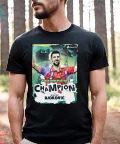 Tennis Rolex Paris Masters Champion Novak Djokovic A Record Extending 40th Masters 1000 Title T Shirt
