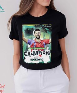 Tennis Rolex Paris Masters Champion Novak Djokovic A Record Extending 40th Masters 1000 Title T Shirt