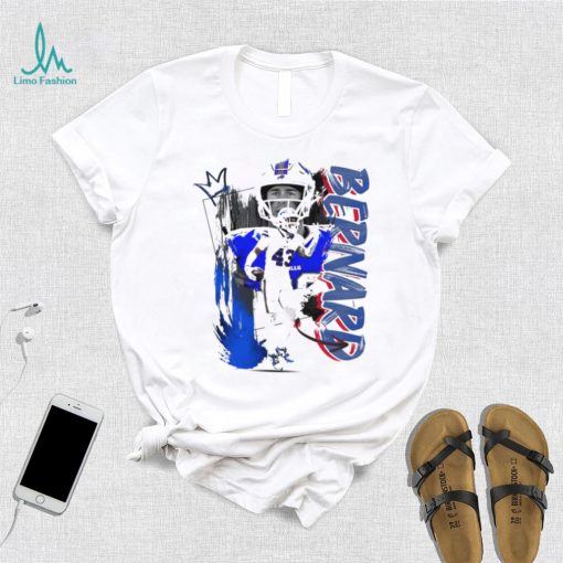 Terrel Bernard number 43 Buffalo Bills football player pose poster shirt
