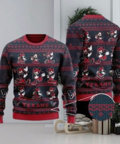 Texans Mickey Mouse Knitted Ugly Christmas Sweater