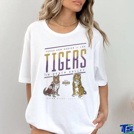 Texas A&M Vs Lsu Game Day 2023 Gray Tigers In Death Valley T shirt