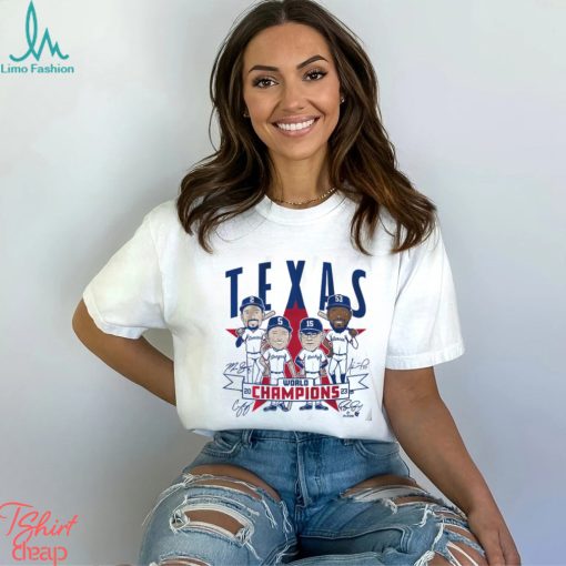 Texas Baseball World Champions Caricatures Shirt