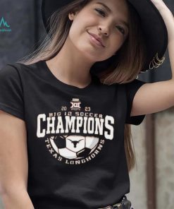 Texas Longhorns Blue 84 Unisex 2023 Big 12 Women's Soccer Conference Tournament Champions T Shirt