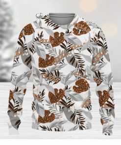 Texas Longhorns Champions Sports Tropical Patterns Ugly Christmas Sweater AOP Gift Holidays