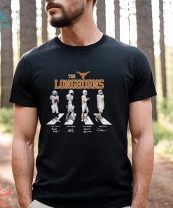 Texas Longhorns Football abbey road signatures shirt Texas Longhorns