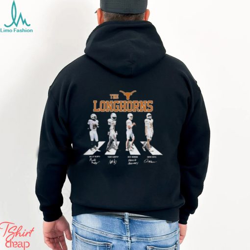 Texas Longhorns Football abbey road signatures shirt Texas Longhorns