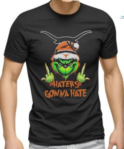 Texas Longhorns Grinch Middle Finger Haters Gonna Hate Shirt