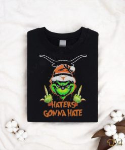 Texas Longhorns Grinch Middle Finger Haters Gonna Hate Shirt