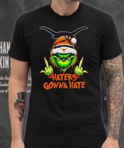 Texas Longhorns Grinch middle finger haters gonna hate shirt