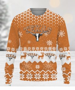 Texas Longhorns Sports Football American Knitted Christmas Sweater Gift Holidays