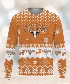 Texas Longhorns Sports Football American Knitted Christmas Sweater Gift Holidays