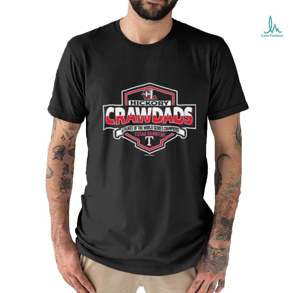 Texas Rangers 2023 Hickory Crawdads Affiliate Of The World Series Champions Shirt Texas Rangers 2023 Hickory Crawdads Affiliate Of The World Series Champions Shirt