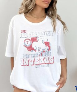 Texas Rangers 2023 World Series Champions Everything’s Bigger In Texas Texas Rangers shirt