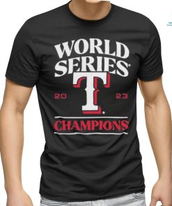 Texas Rangers 2023 World Series Champions Signature Roster Shirt
