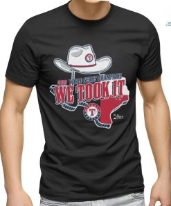 Texas Rangers 2023 World Series Champions We Took It Shirt