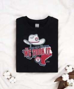 Texas Rangers 2023 World Series Champions We Took It Shirt
