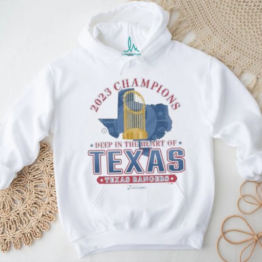 Texas Rangers ’47 2023 World Series Champions Local Playoff Franklin Trophy Shirt
