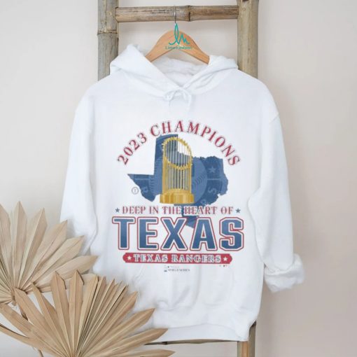 Texas Rangers ’47 2023 World Series Champions Local Playoff Franklin Trophy Shirt