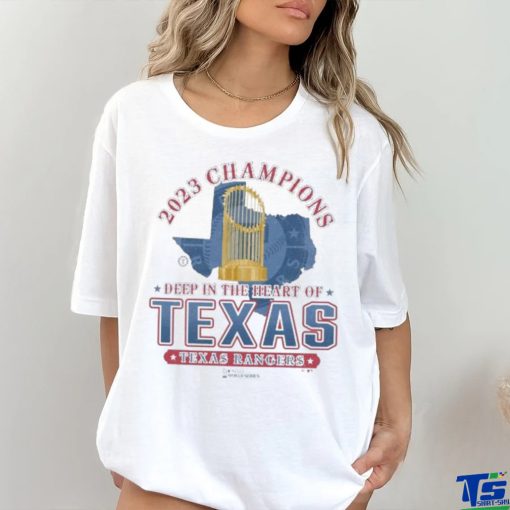 Texas Rangers ’47 2023 World Series Champions Local Playoff Franklin Trophy Shirt