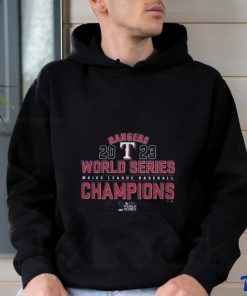 Texas Rangers 47 2023 World Series Champions Playoff Franklin Long Sleeve T Shirt