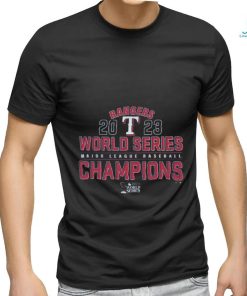 Texas Rangers 47 2023 World Series Champions Playoff Franklin Long Sleeve T Shirt