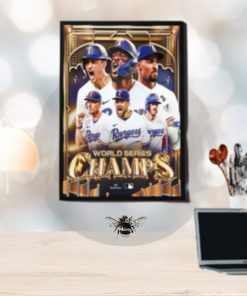 Texas Rangers Are MLB 2023 World Series Champions Home Decor Poster Canvas