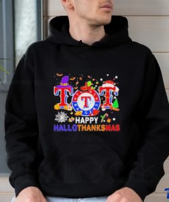 Texas Rangers Baseball Happy Hallothanksmas Shirt