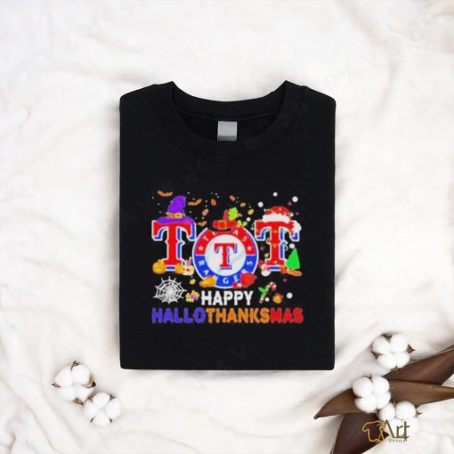 Texas Rangers Baseball Happy Hallothanksmas Shirt