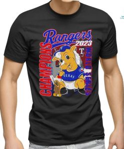 Texas Rangers Captain Mascot 2023 World Champions Shirt