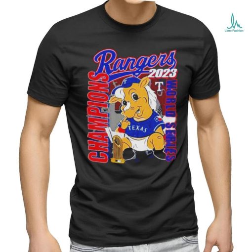 Texas Rangers Captain Mascot 2023 World Champions Shirt