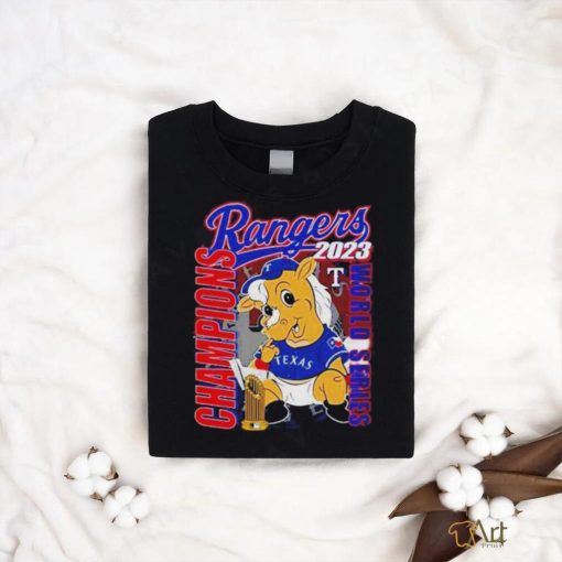 Texas Rangers Captain Mascot 2023 World Champions Shirt