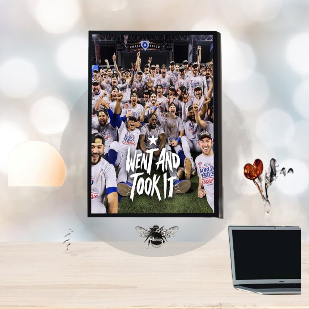 Texas Rangers Coming Home To The Metroplex Went And Took It MLB 2023 World Series Champions Team Photo Poster Canvas Texas Rangers Coming Home To The Metroplex Went And Took It MLB 2023 World Series Champions Team Photo Poster Canvas