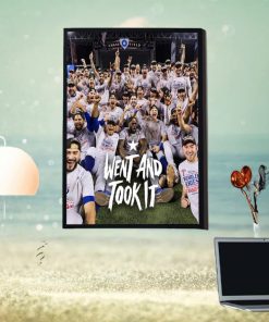 Texas Rangers Coming Home To The Metroplex Went And Took It MLB 2023 World Series Champions Team Photo Poster Canvas