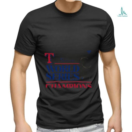 Texas Rangers Fanatics Branded Girls Youth 2023 World Series Champions Locker Room T Shirt