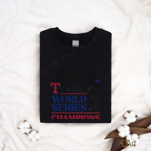Texas Rangers Fanatics Branded Girls Youth 2023 World Series Champions Locker Room T Shirt