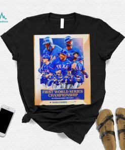 Texas Rangers First WS Championship in Franchise History shirt