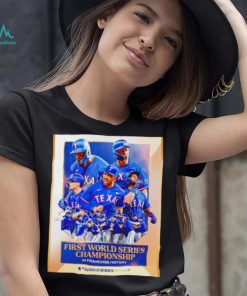 Texas Rangers First WS Championship in Franchise History shirt