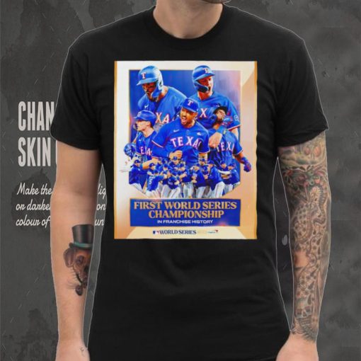 Texas Rangers First WS Championship in Franchise History shirt