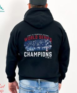 Texas Rangers First in Franchise History World Series Champions 2023 Shirt